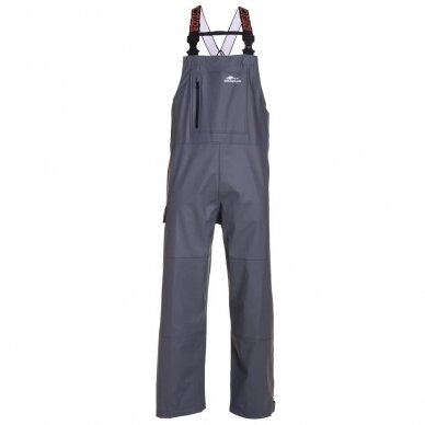 Grundens TOURNEY BIB PANT IRON GREY 2